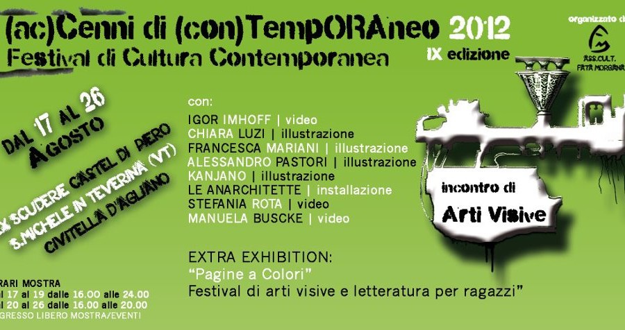 MOSTRA illustrazioni&installazione BLOW-UP - ACCENNI di (con)Temporaneo/Viterbo