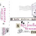 CACHETTE//back_illustrative postcard for SLOW GALERIE_Paris