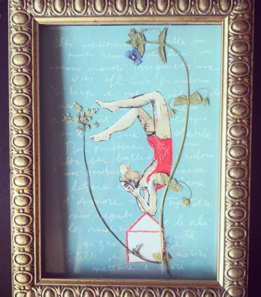 radici e ali . 16x21,5cm/collezione privata