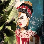 dalle parole di Frida Kahlo ‘‘la vita scorre e apre sentieri che non si percorrono invano" una vertigine a spirale che punta al blu.